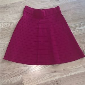 Fuchsia mini skirt